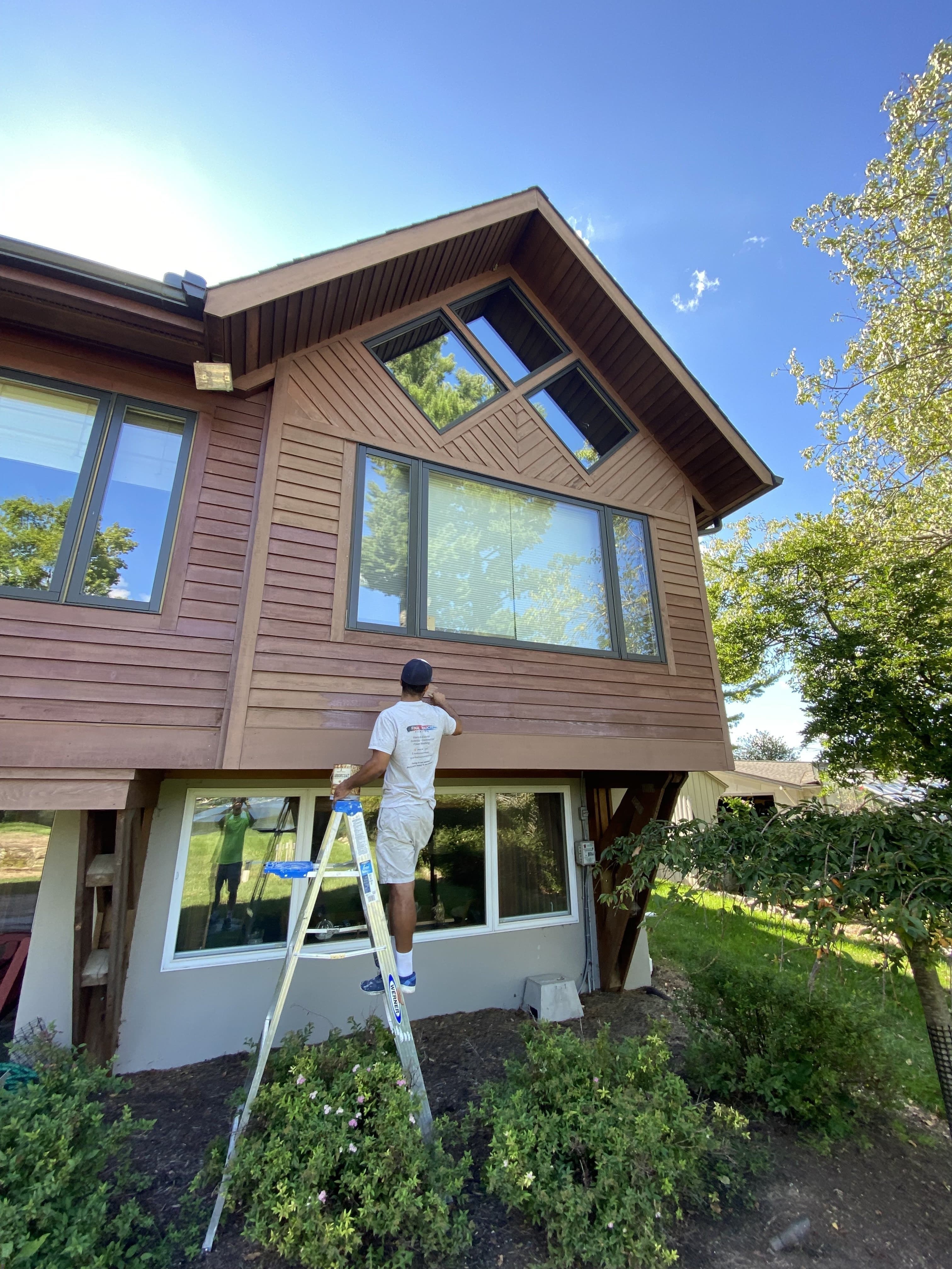 Window replacement and exterior painting