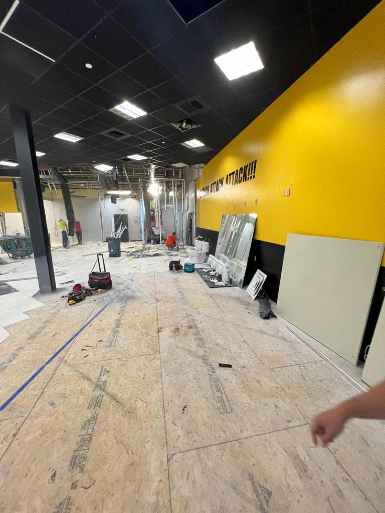Alpha fit club build out (commercial buildout)